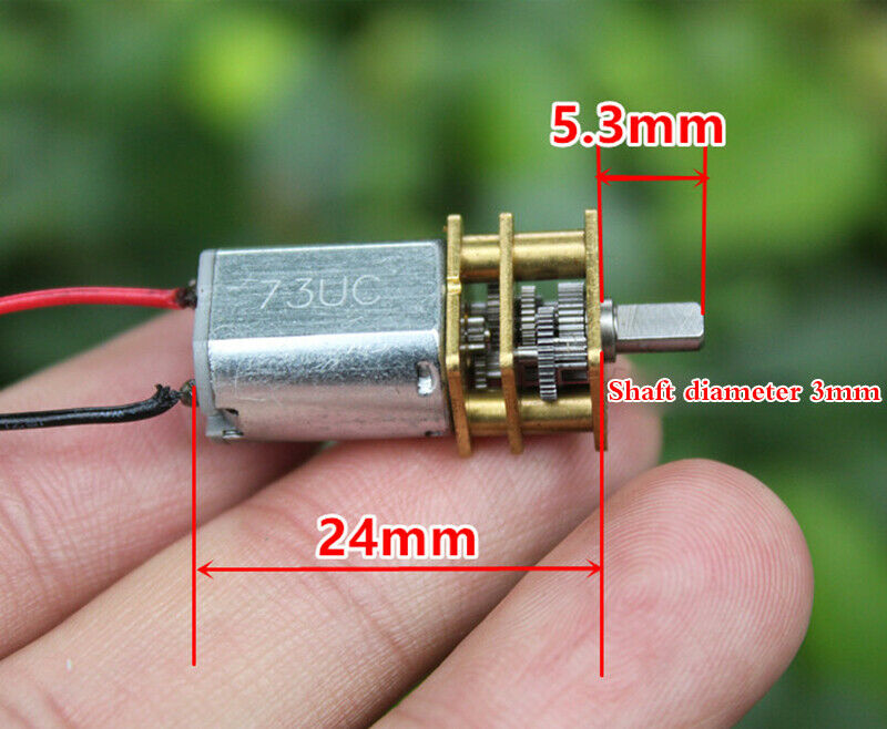 1pcs Precision N20 Geared motors DC3V3.7V5V 6V DC motor micro metal gears