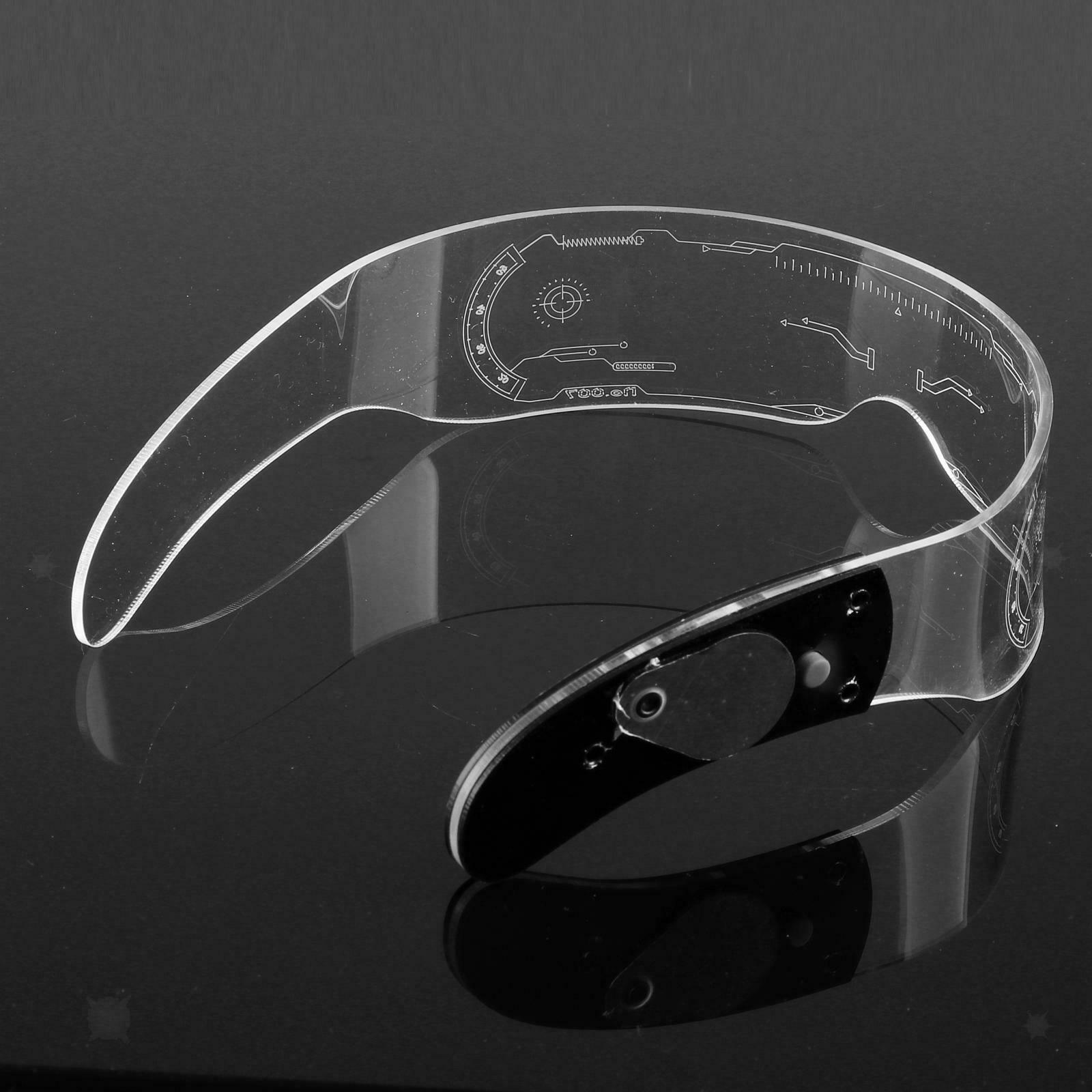 LED Glasses Light Up Glowing Party Rave Glow-in-The Dark LED Sunglasses