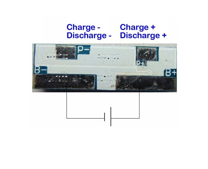 Protection Circuit Module PCM for 3.6V 3.7V Li-Po Li-ion Battery C/D:7.5A 1SW003