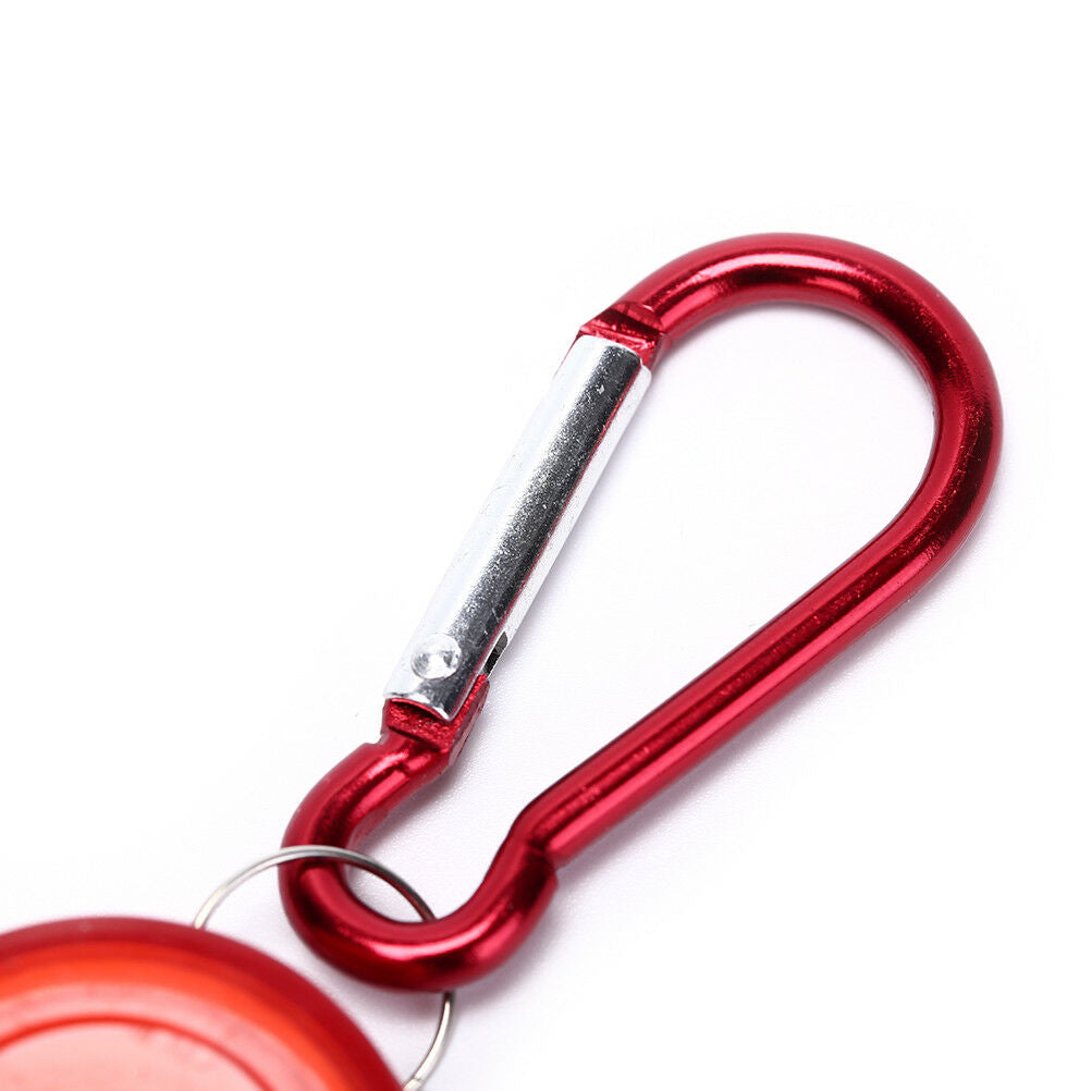 1pc Retractable Golf Pen Recording Score with Carabiner Random Color .l8