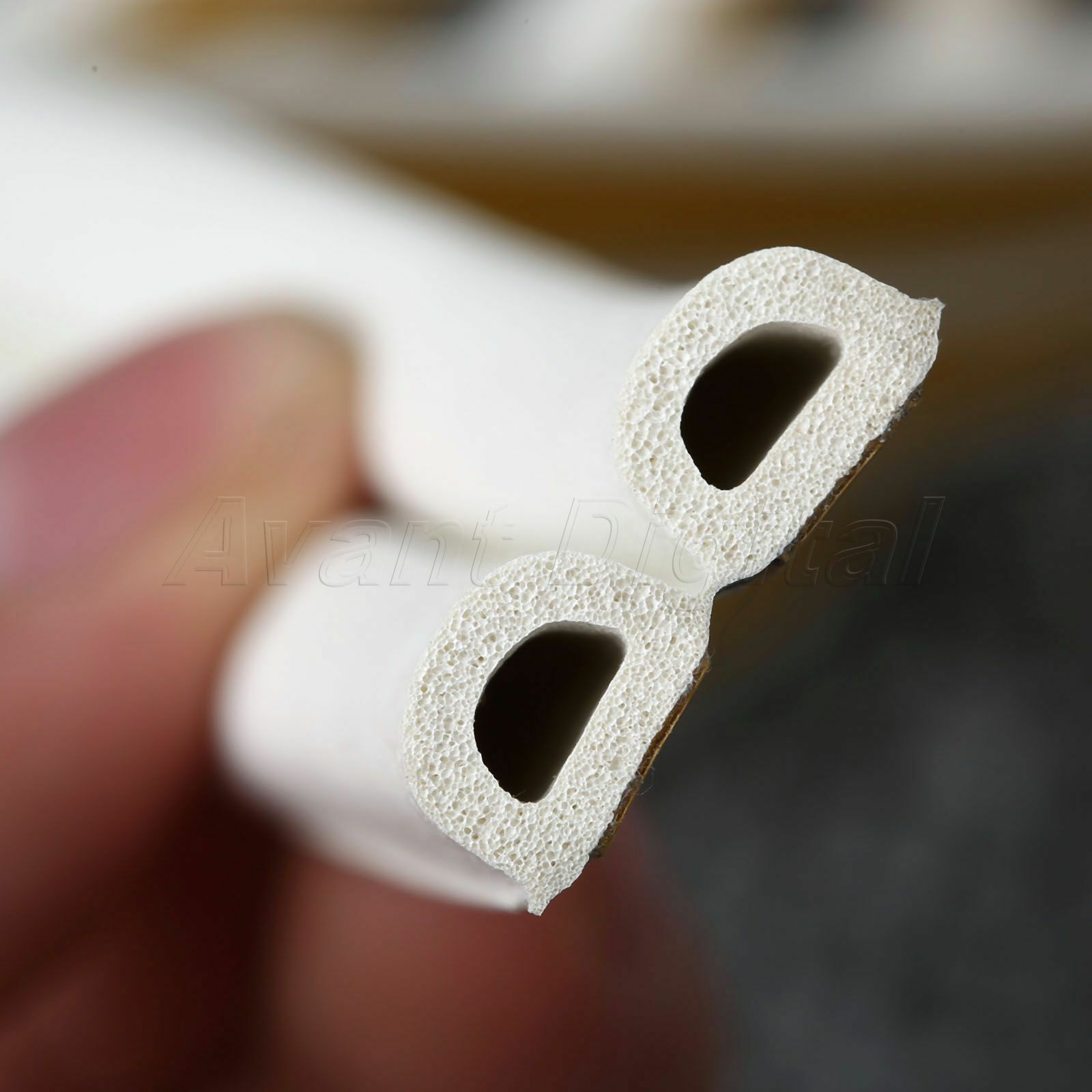5M D Type Seal Strip Self Adhesive Auto Car Window Door Draught Excluder Foam