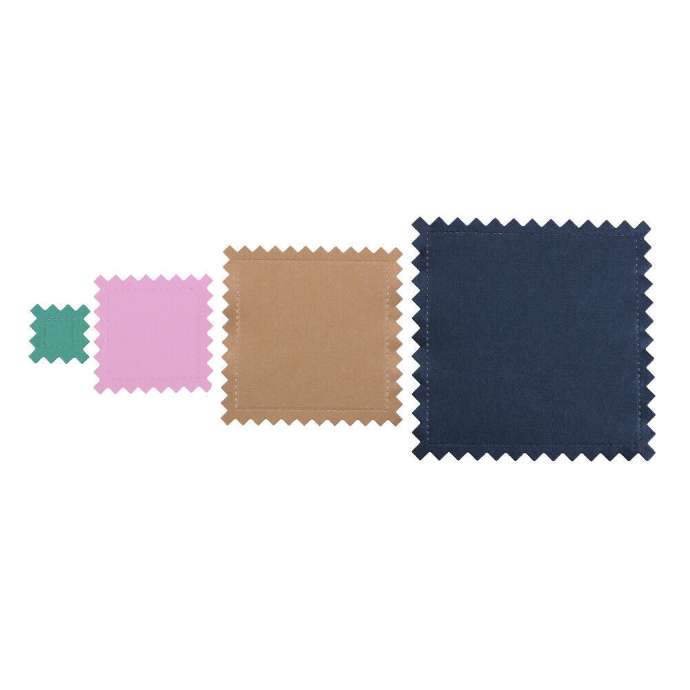 4pcs Square Craft Composite Die Cutting Stencil Scrapbooking Xmas Gift @