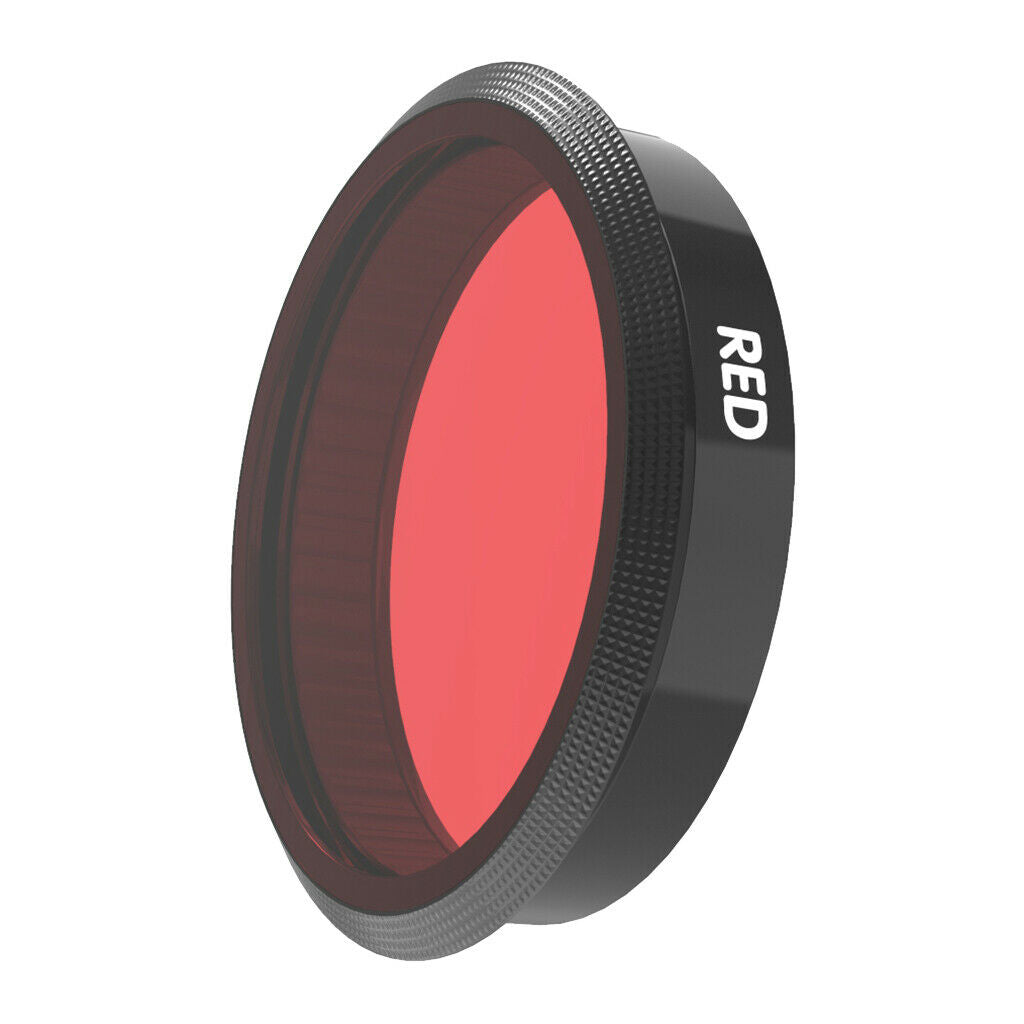 Waterproof Sports Camera Lens Protective Filter for DJI OSMO ACTION Red