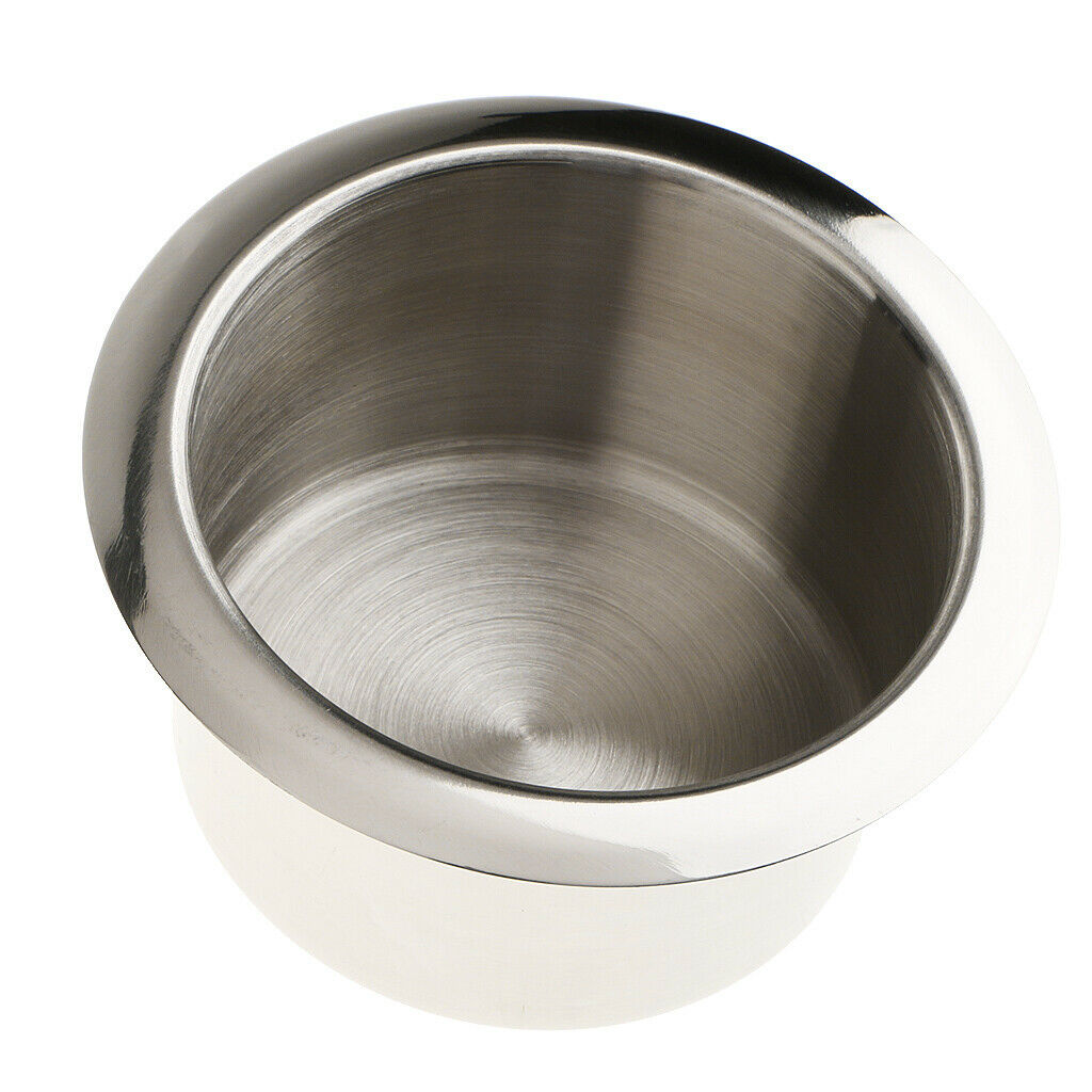 Lots 2 Stainless Steel Polished Drink Holder for Car Camper RV Marine Boat