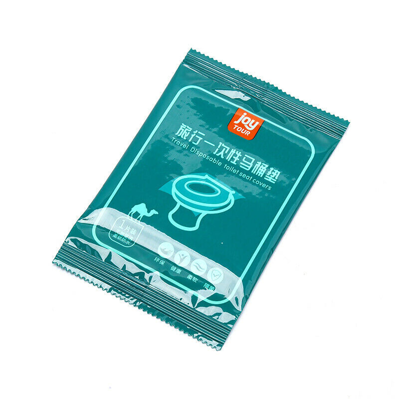 10Pcs/Set Travel Disposable Toilet Seats Cover Mat Waterproof Toilet Paper  BU