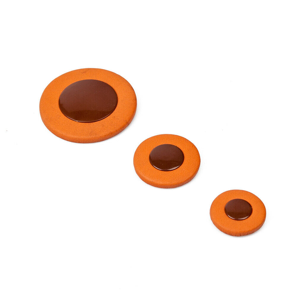 25Pieces Alto Saxophone Pads Leather for Saxophone Players Parts Accessories