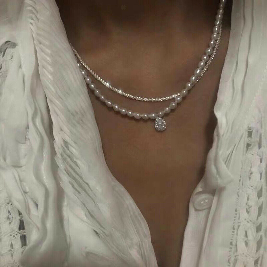 Classic Exquisite Minimalist Clavicle Necklace Jewelry Chain for Lady Women