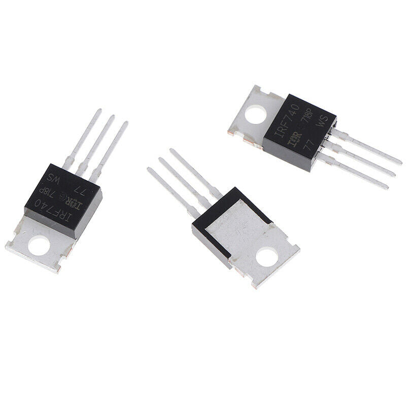 10 pcs IRF740PBF 10A / 400V Series TO-220 Field Effect TubefaPTUKTPUKK Pb