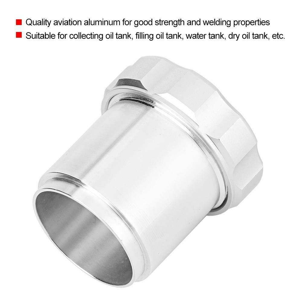 Aluminum Alloy Weld On Filler Neck with Cap 1.5'' 1 1/2'' OD for Oil Fuel Tank