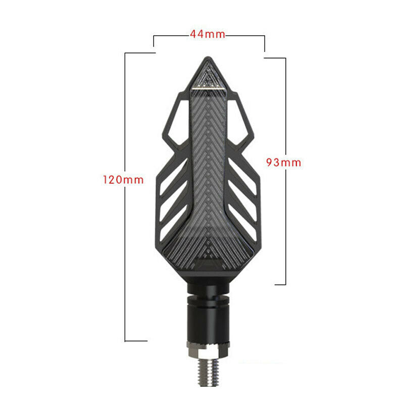 Motorcycle Bikes Modified Driving Passing Turn Signal Light Fog Lamp Universal