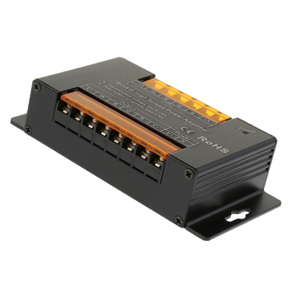 Power Amplifier Data Signal Repeater Channels For RGBW LED Lights Strip