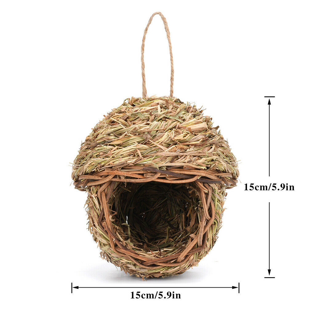 Hummingbird House Hand Woven Birdhouses for Outdoors Outside Hanging House