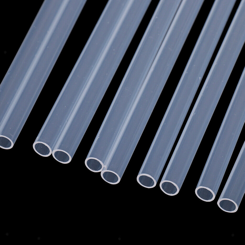 30 in 1 Reusable Clear Hard Plastic Straw+3x Cleaning Brush Kid Party Supply