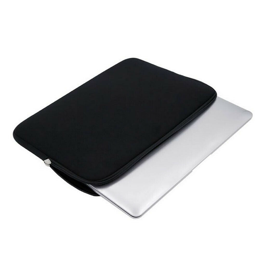2Piece Laptop Sleeve Case Polyester Portable Carrying Notebook Bag 13"