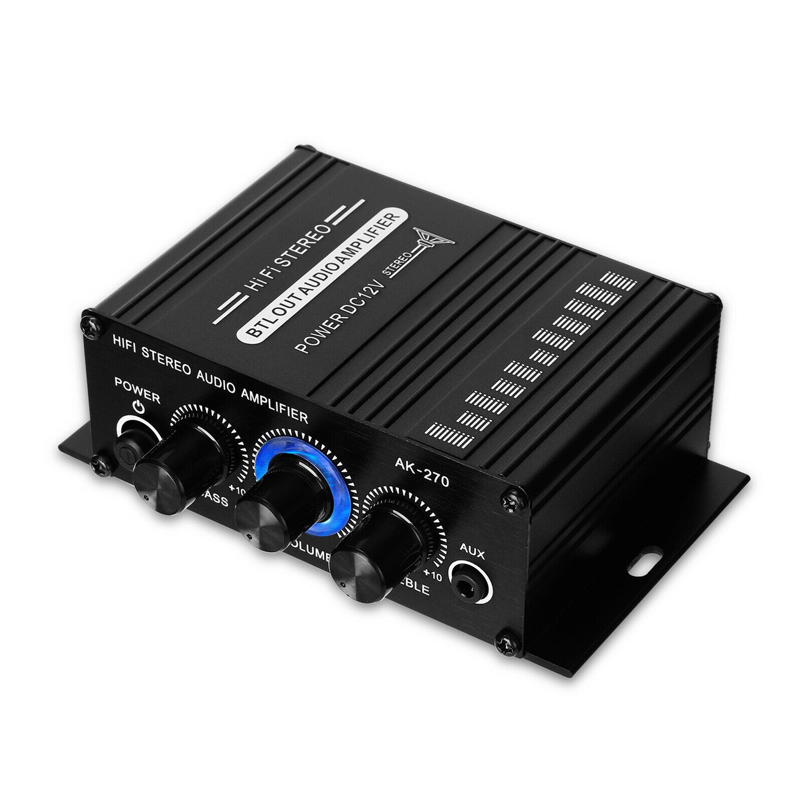 Stereo Amplifier Audio 3.5mm AUX Speakers for Desktops Car Wall Small Home
