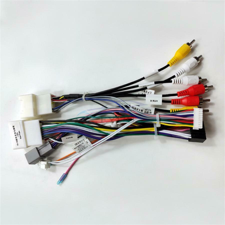 1× 16 PIN Wiring Harness Connector With Canbus Box For Mitsubishi Pajero 2014-20