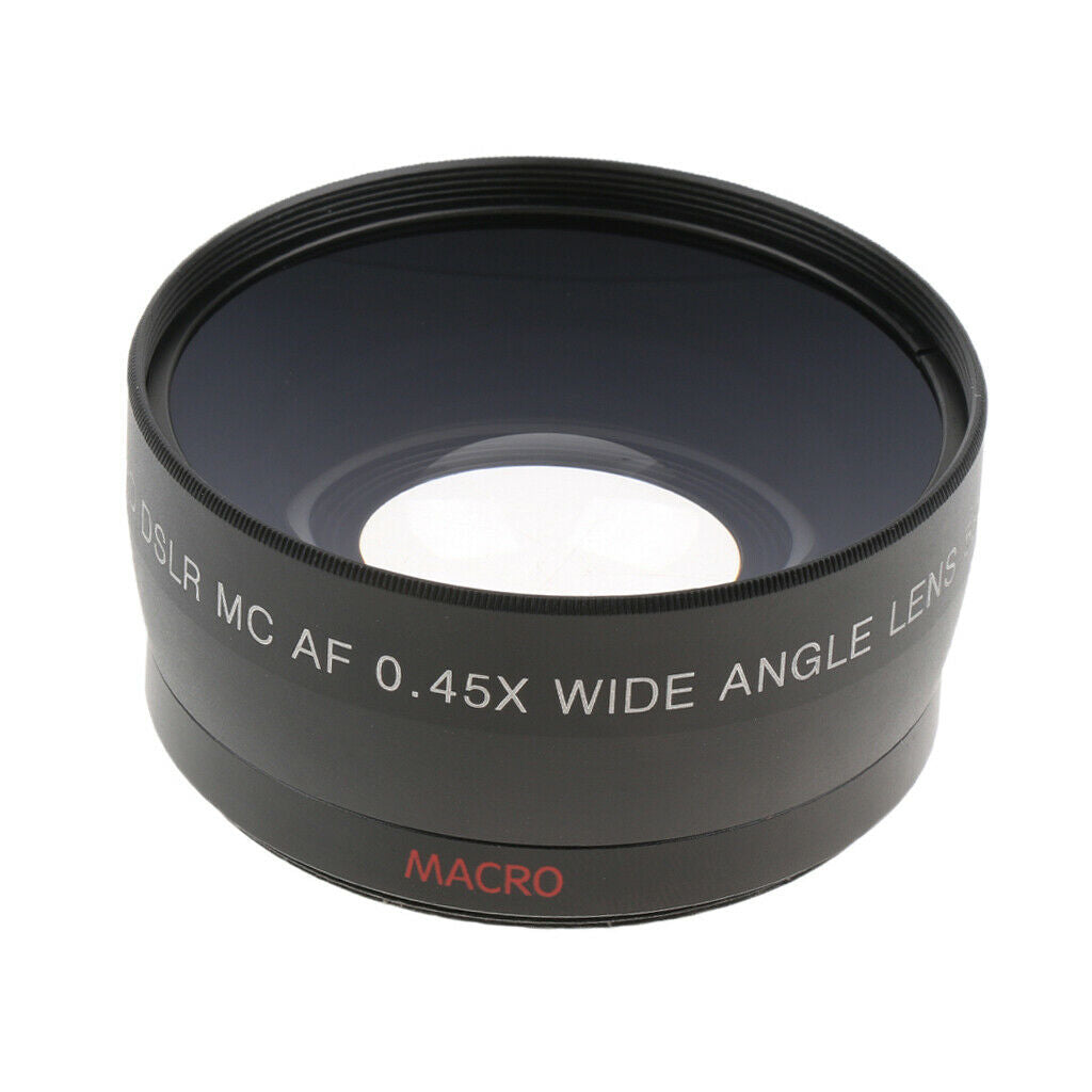 58mm 0.45x Wide Angle Lens with Macro for Canon 110D 550D T1i T2i T3i XSi