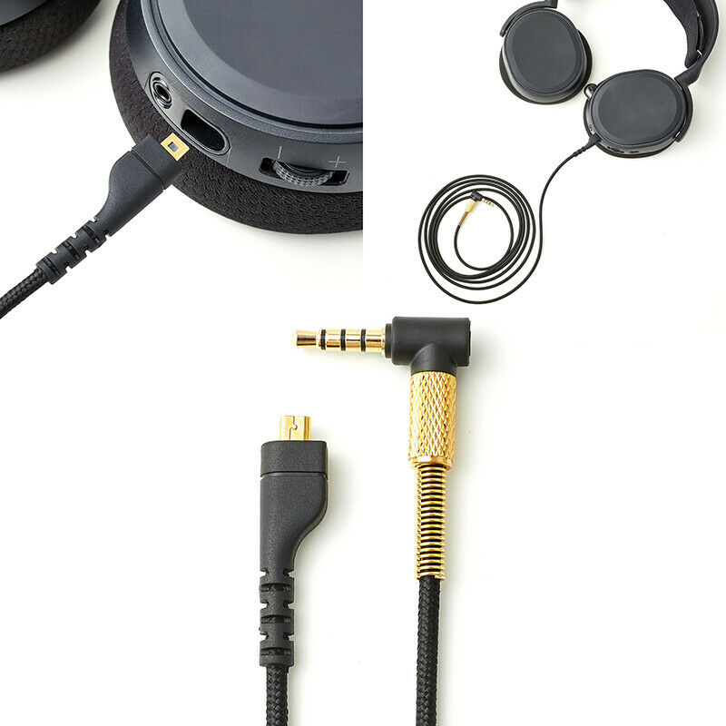 Replacement Audio Cable for Arctis 3/5/7/Pro USB Braided Earphone Ca_DSL_UKF SJ