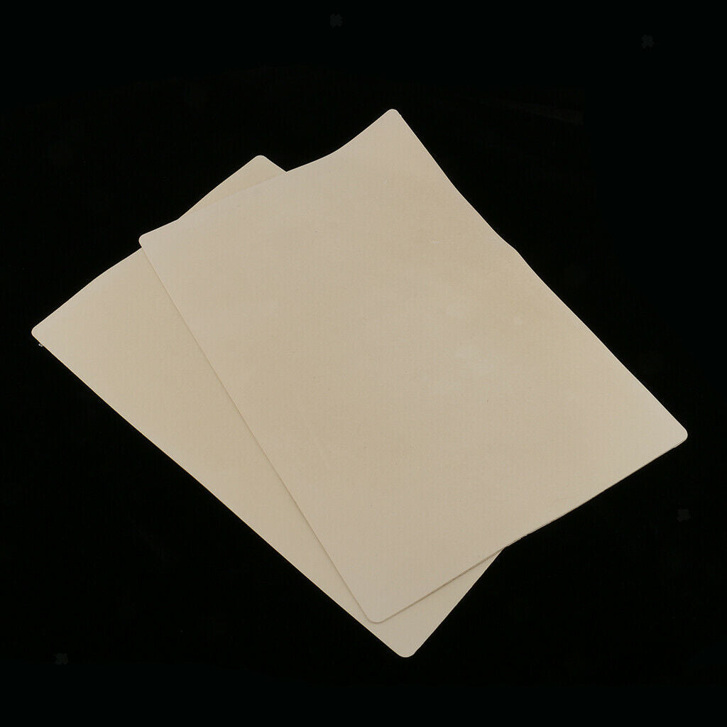 2pcs Blank Tattoo Eyebrow Practice Skin Sheets For Needle Machine Supply Kit