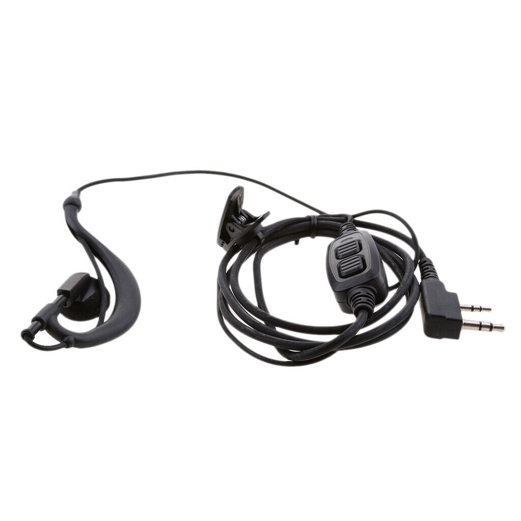 2-pin Intercom Radio Headset Earphone Mic for   BF UV-82 UV-82L UV-89