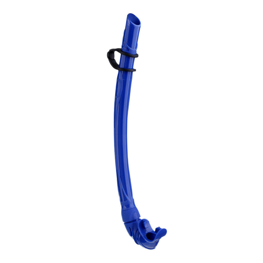 Silicone Roll Up Wet Snorkel for Underwater Scuba Diving Snorkeling blue