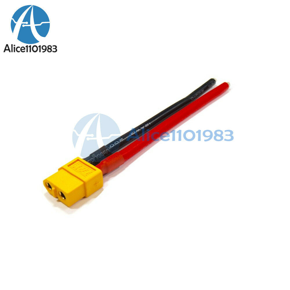 XT60 Connector Female W/ Housing 10CM / 100mm Silicon Wire 14AWG Cable