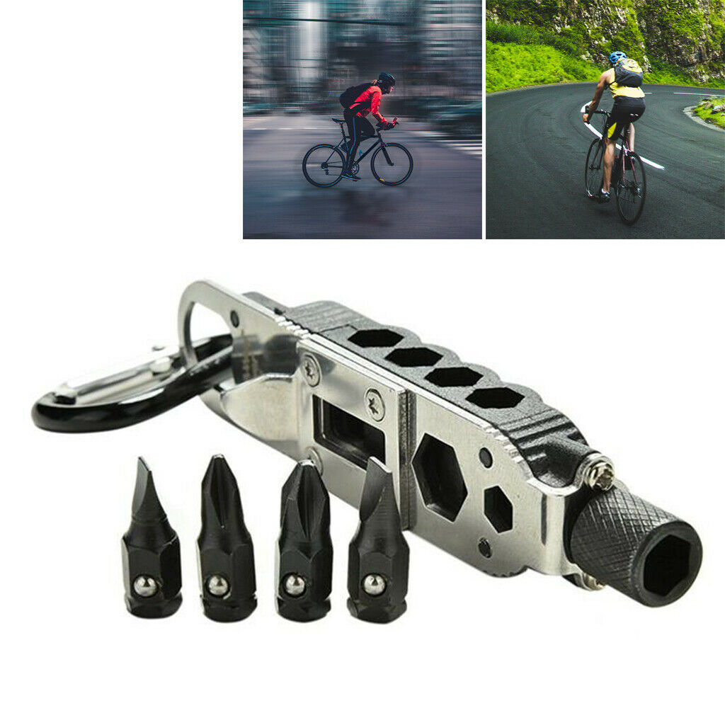Compact Multitool Screwdriver Keychain Portable Repair Tool Survival Camping