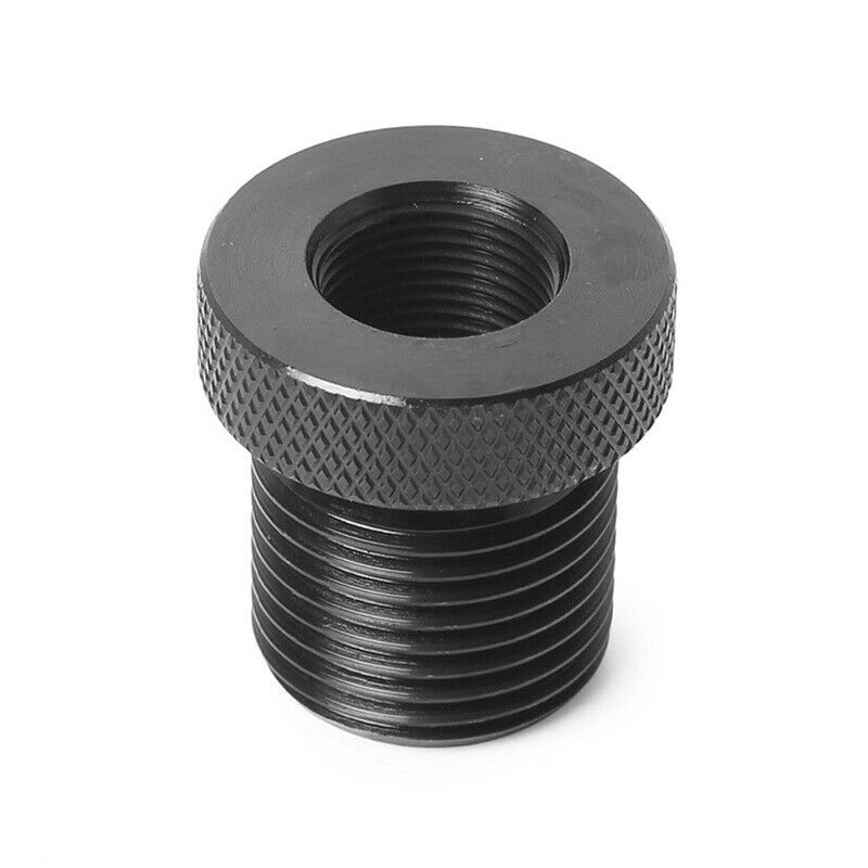 1/2-28 To 3/4-16 Threaded Adapter Automotive Oil Filter  Black Knurled C .l8