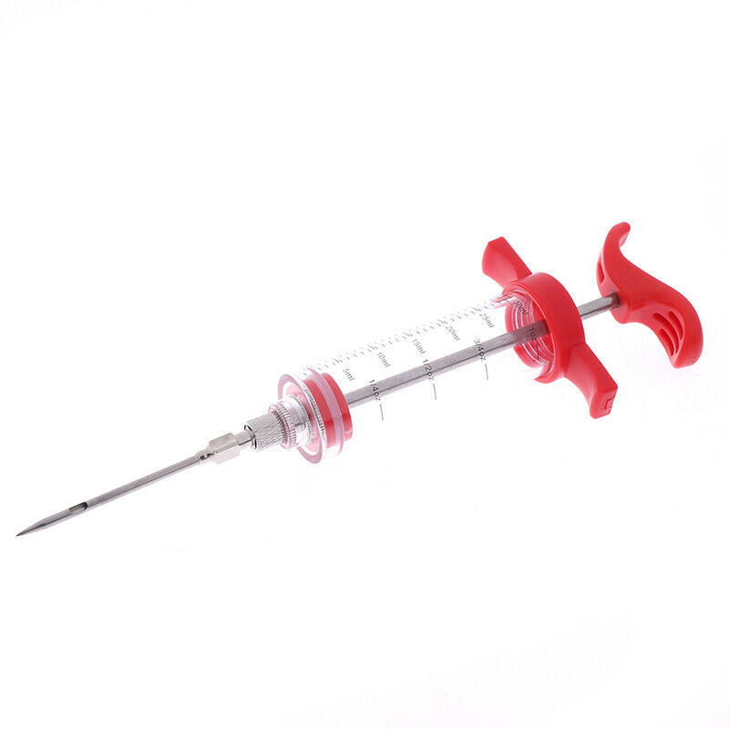 Food Flavor Seasoning BBQ Meat Syringe Marinade Injector Kit  for Pork Ch.l8
