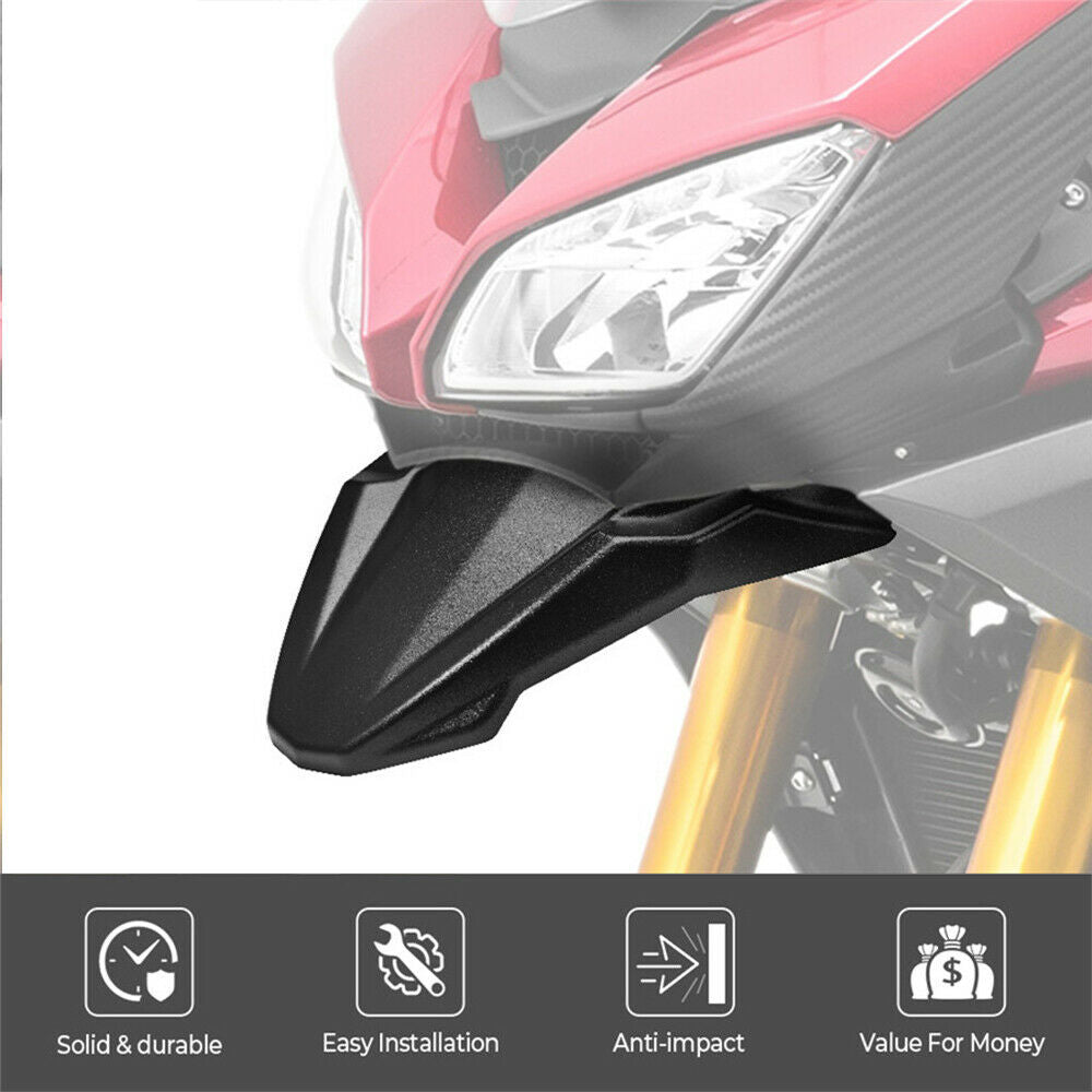 For Yamaha FJ-09 MT-09 Tracer Front Fender Beak Extension Wheel Cover Cowl Black