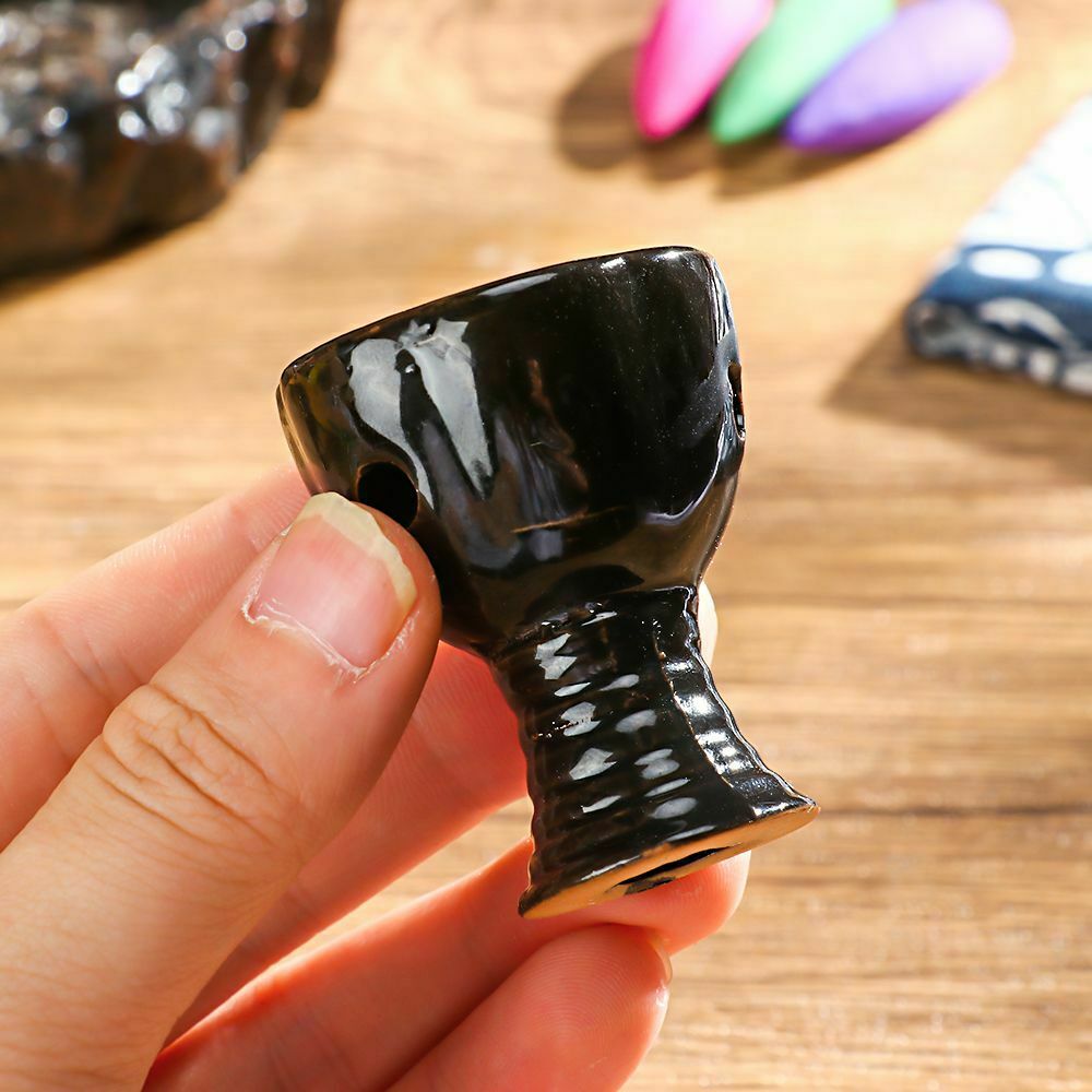 Desktop Ornament Buddhist Backflow Censer Incense Burner Ceramic Fragrance Lamp