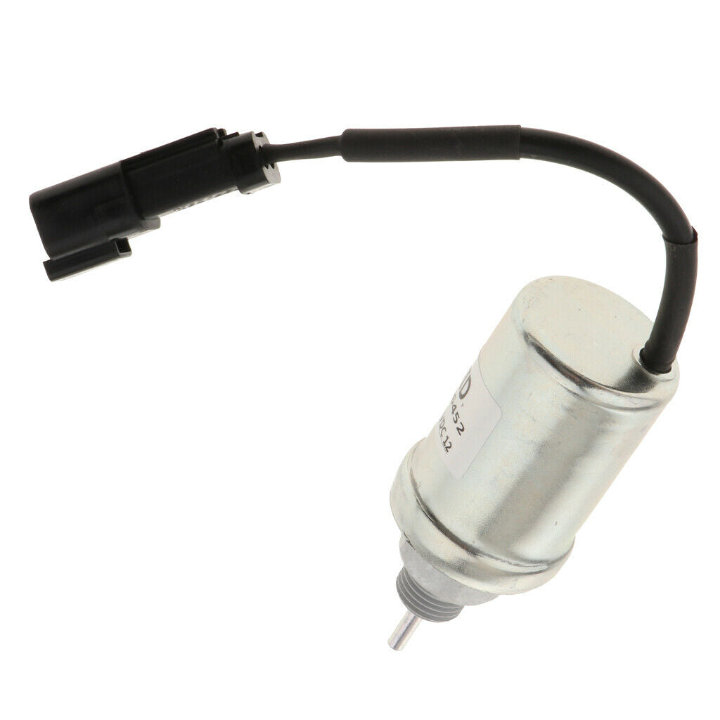 U85206452 12V Stop Solenoid - Fuel Shut Down Solenoid for Perkins HR404C-22T