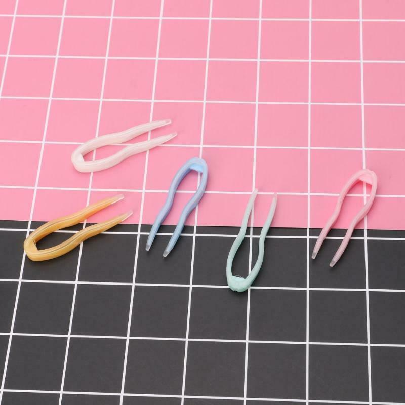 Contact Lens Tweezers Care Travel Clip Clamp Remover Tool Tips Random Color Kit
