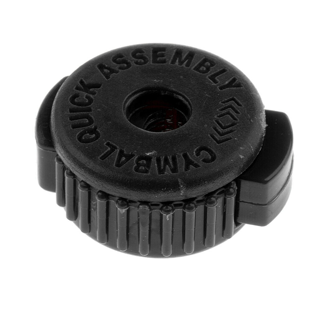 Quick Release Cymbal Knobs Drum Part Percussion Replacements 30mm Black