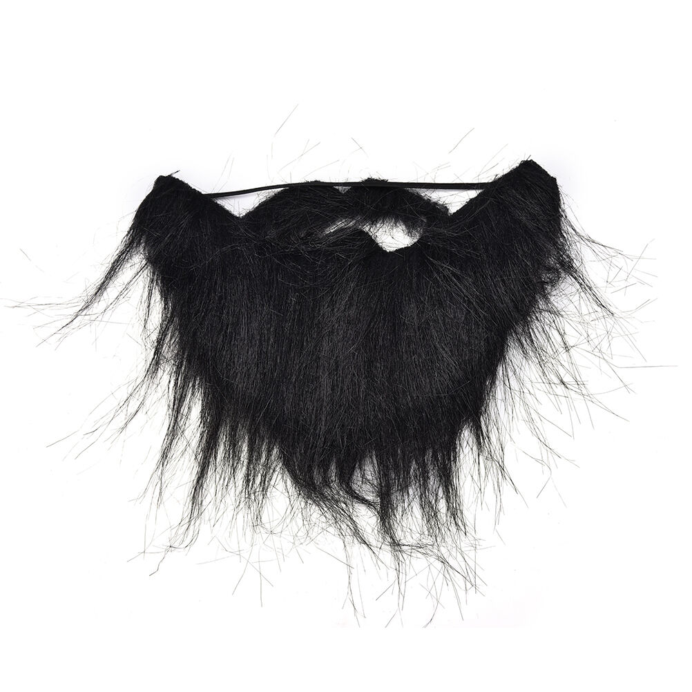 Costume Party Men Halloween Beard Facial Hair Disguise Game Black Mustache.l8