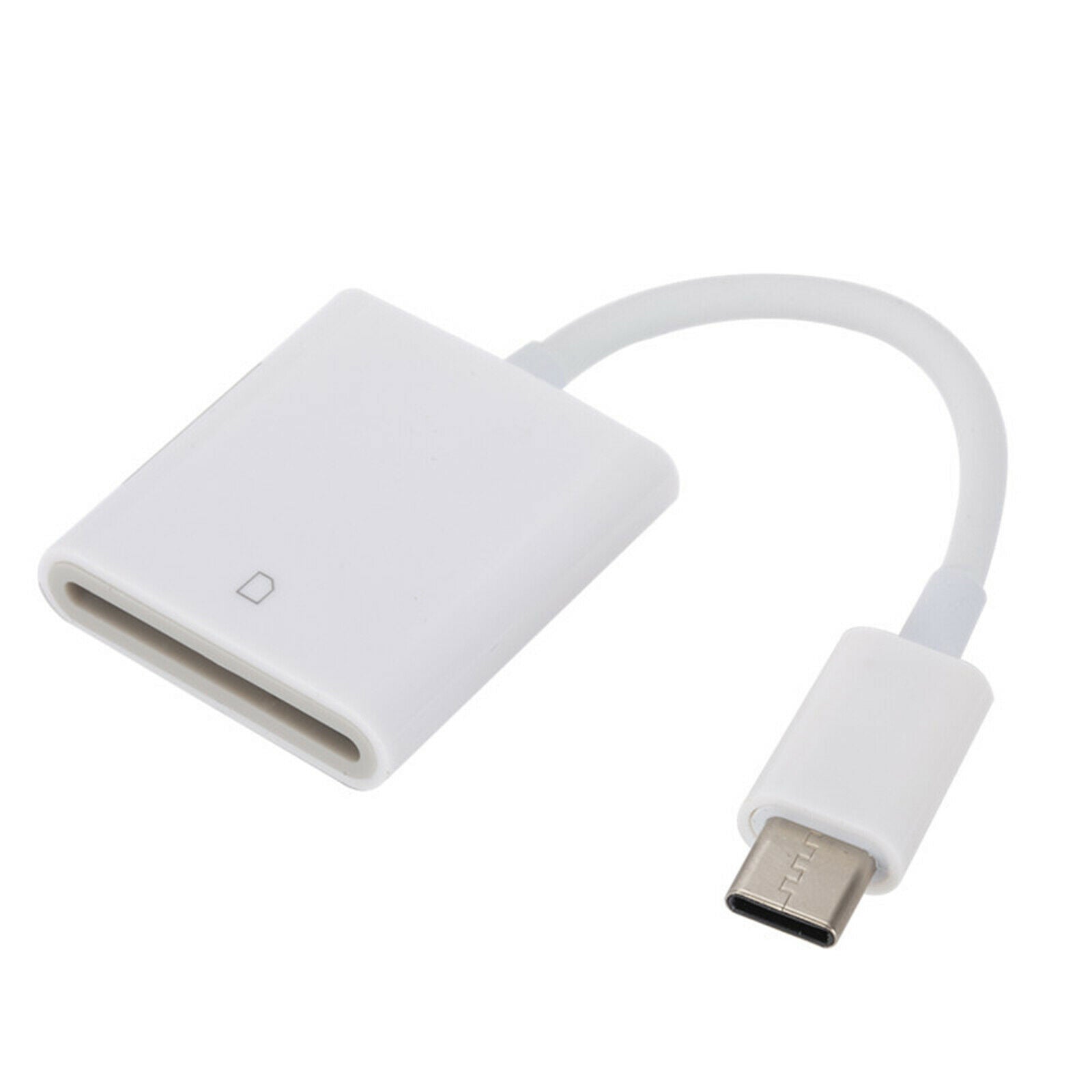 USB 3.1 Type C USB-C to SD SDXC Card Reader Adapter OTG Data Cable White