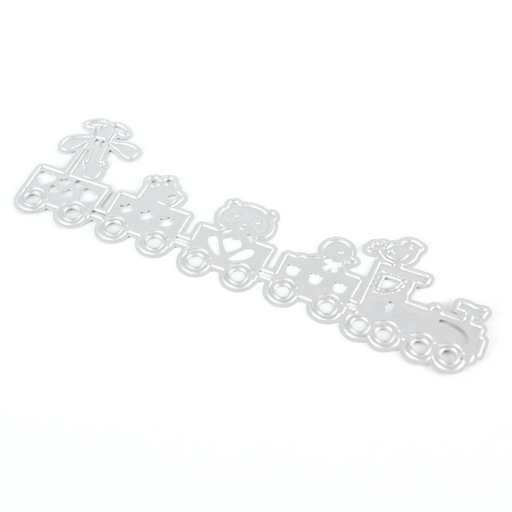 Train Metal DIY Cutting Dies Stencil Scrapbook Album Paper Card Emboss Cra.l8