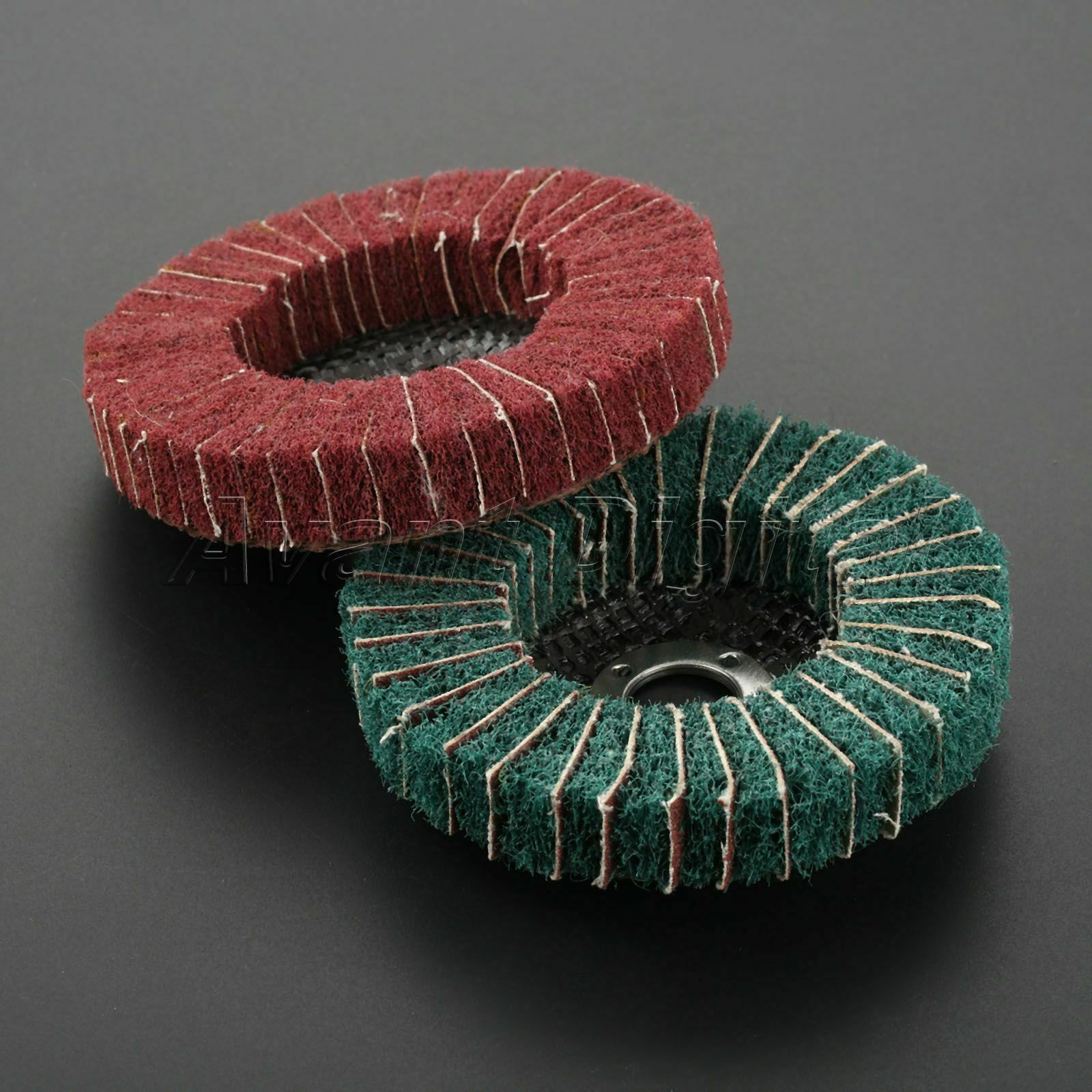 180# 320# Grit 100mm Flap Polishing Wheel Abrasive Buffing Metal Wood Plastic