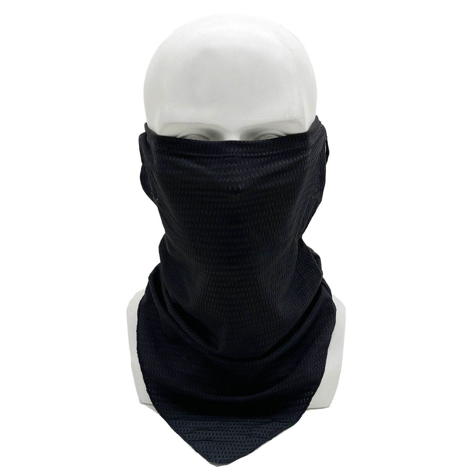 Breathable Bicycle Milk Silk Face Cover Neck Gaiter Ear Hanging Neck Gaiter
