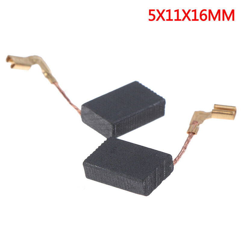 2Pcs New 5X11X16MM Motor Electric Carbon Brushes for Makita 9_.l8