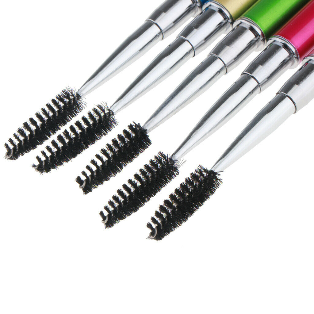5tlg. Eyelash Brush Set Eyelash Extension Make Up Mascara Brush (Rhinestone