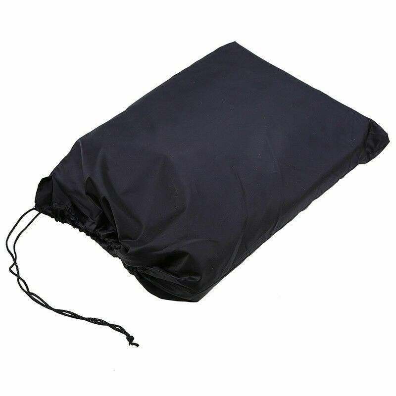 Black/Red Motorcycle Rain Cover Anti UV Waterproof Raincoat With Bag XXL Size