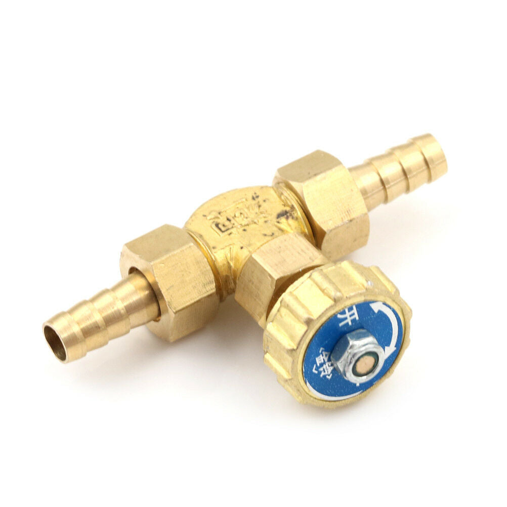 1PC 8mm ID Hose Barb Brass Needle Valve for Gas Max Pressure 0.8 Mpa  jvJ.l8