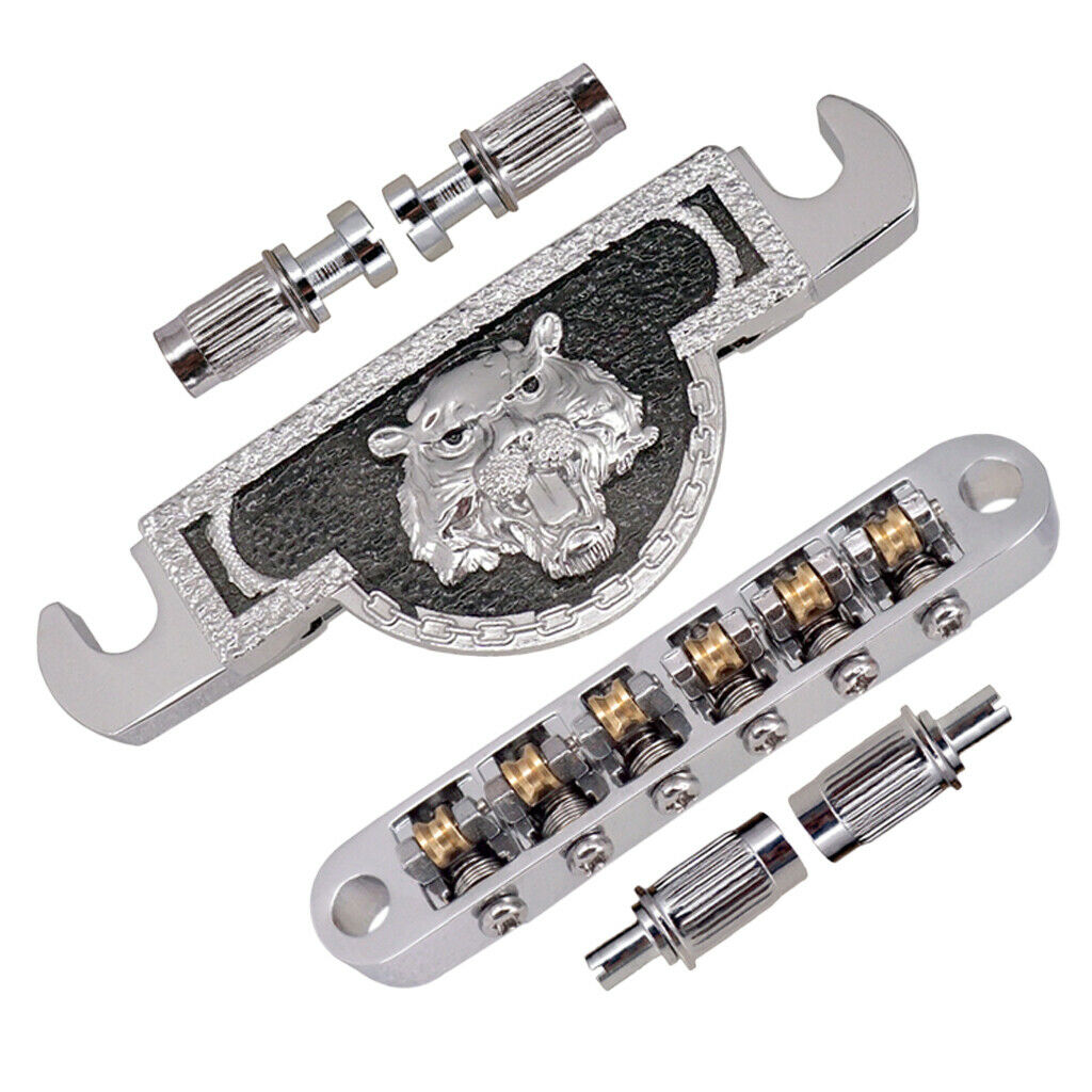 Saddle Bridge, Tailpiece And Mounting Screw for   Electric Guitar