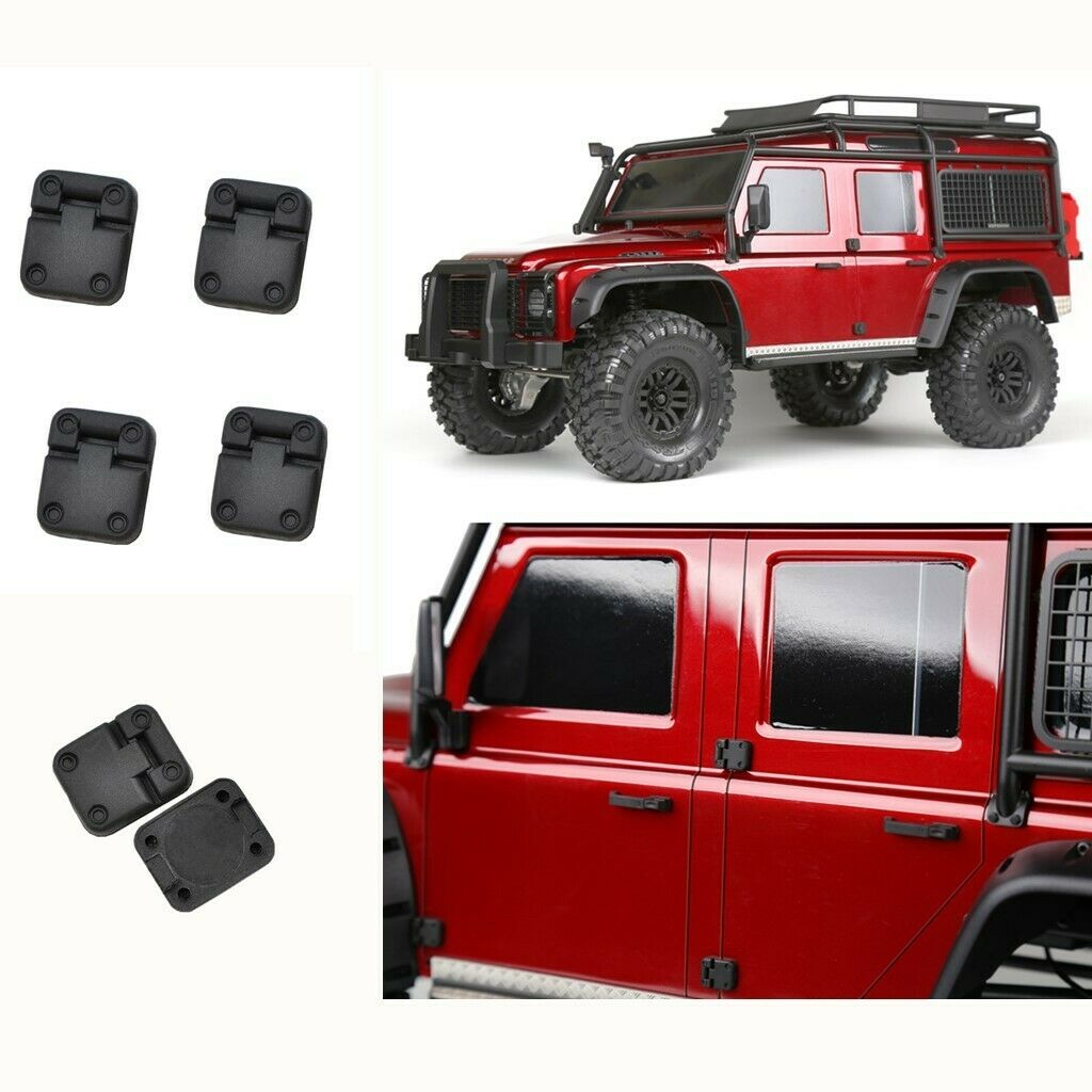 1/10 RC Rock Crawlers Door Hinges 6x Black for  4 TRX4 Accessories