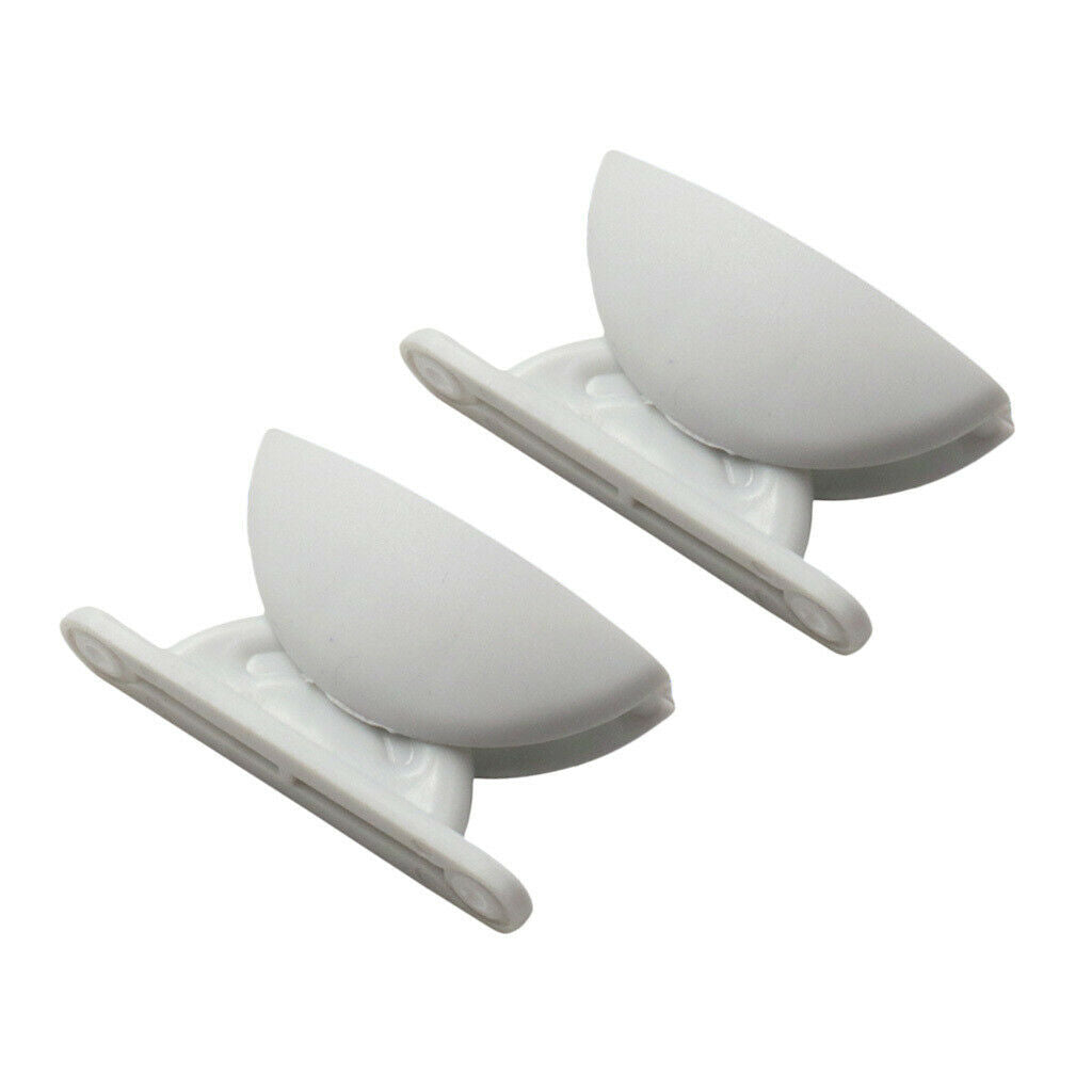 2x Door Catch Stop Stopper Holder Cupboard RV Boats Caravan Trailer White