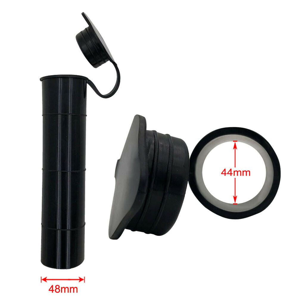 4x Black Rubber 2 "Fishing Rod Holder Tube Insertion Holder Replacement
