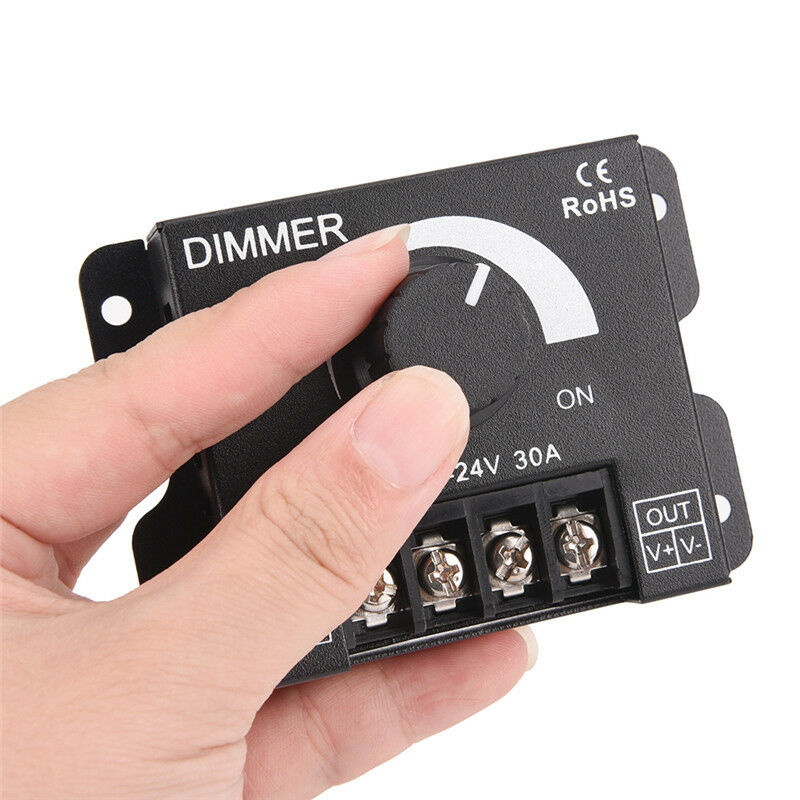 30A LED dimmer DC 12V 24V 360W adjustable brightness lamp bWFAUR SJ