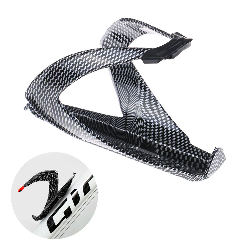 Carbon Fiber Road  Bicycle Bike Cycling Water Bottle Drinks Holder Rack Cage Lt