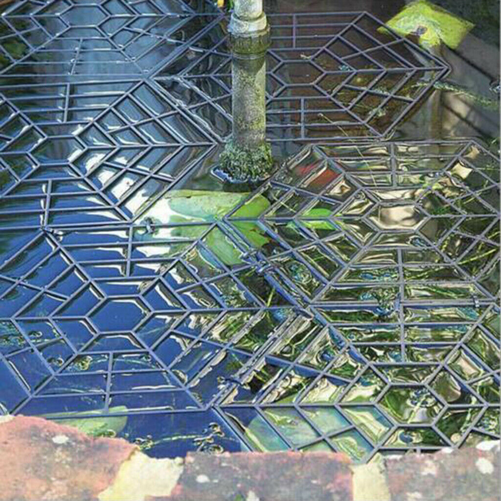 30x Fish Guard Grid Plastic Floating Net Pond Protector Garden Supplies